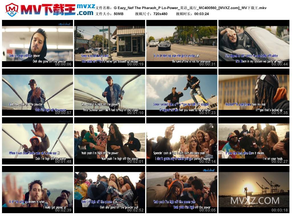 G Eazy_Nef The Pharaoh_P Lo-Power_英语_流行_MC400560